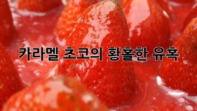 카라멜 초코의 황홀한 유혹 ✨